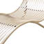 Chaise longue d'extérieur en aluminium