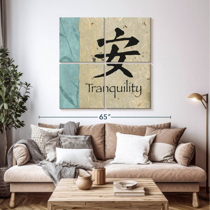 Tergel Mandarin Tranquility, 45" H x 45" W