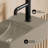 Lisse 16" Concrete Rectangle Wall-Mounted Sink With Right Side Faucet Mount -112453135