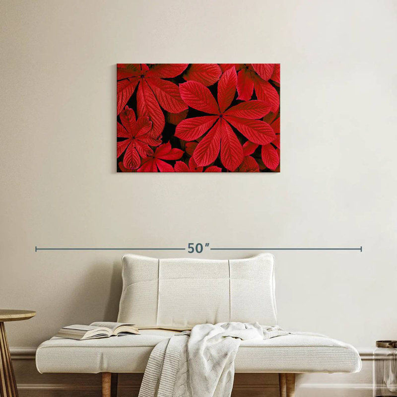 Harnek - feuillage d'automne rouge, H 20 po x l 30 po
