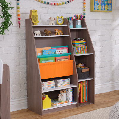 Wooden Pocket Storage Bookcase