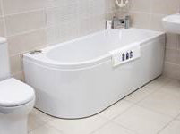 1650mm x 450mm Soaking Acrylic Bathtub