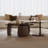 Creative Tempered Glass Coffee Table Set