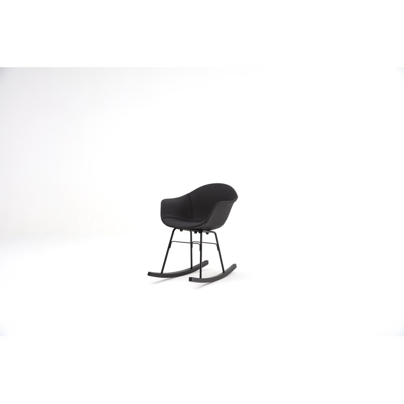 Chaise berçante TA UP, Noir, Noir