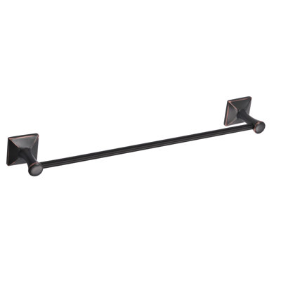 Euro Transitional 18" Wall Mounted Towel Bar - Oil Rubbed Bronze