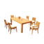 Canberra Outdoor - Piece Teak Dining Set-649298505