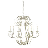 Florance 6 - Light Candle Style Empire Chandelier