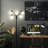 Medusa 74 in. Modern 5-Light Height Adjustable Gooseneck LED Floor Lamp with 5 Cone Shades-62954059