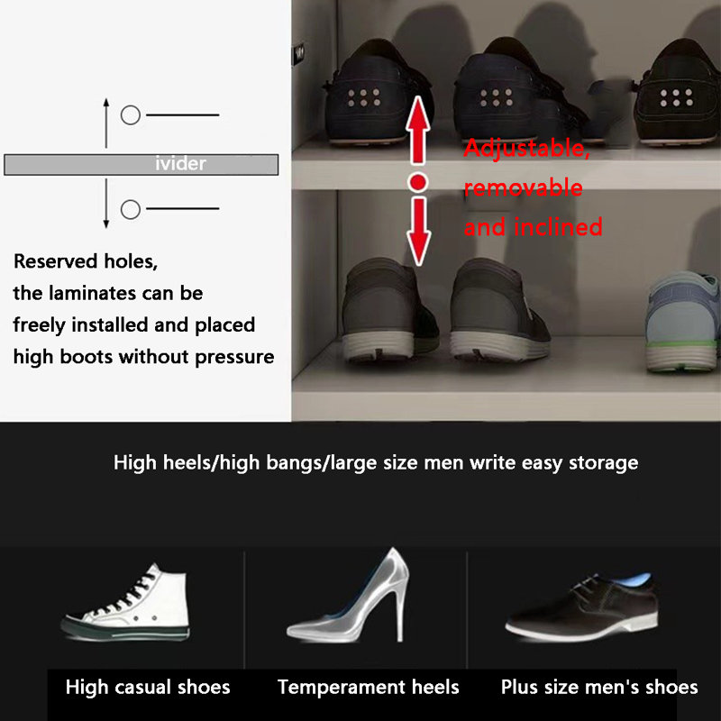 Simple armoire à chaussures laquée blanche ultra-mince