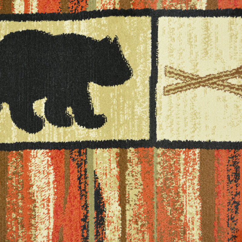 Tapis géométrique Haysi Haysi, Oval 7 pi 10 po x 9 pi x 10 po