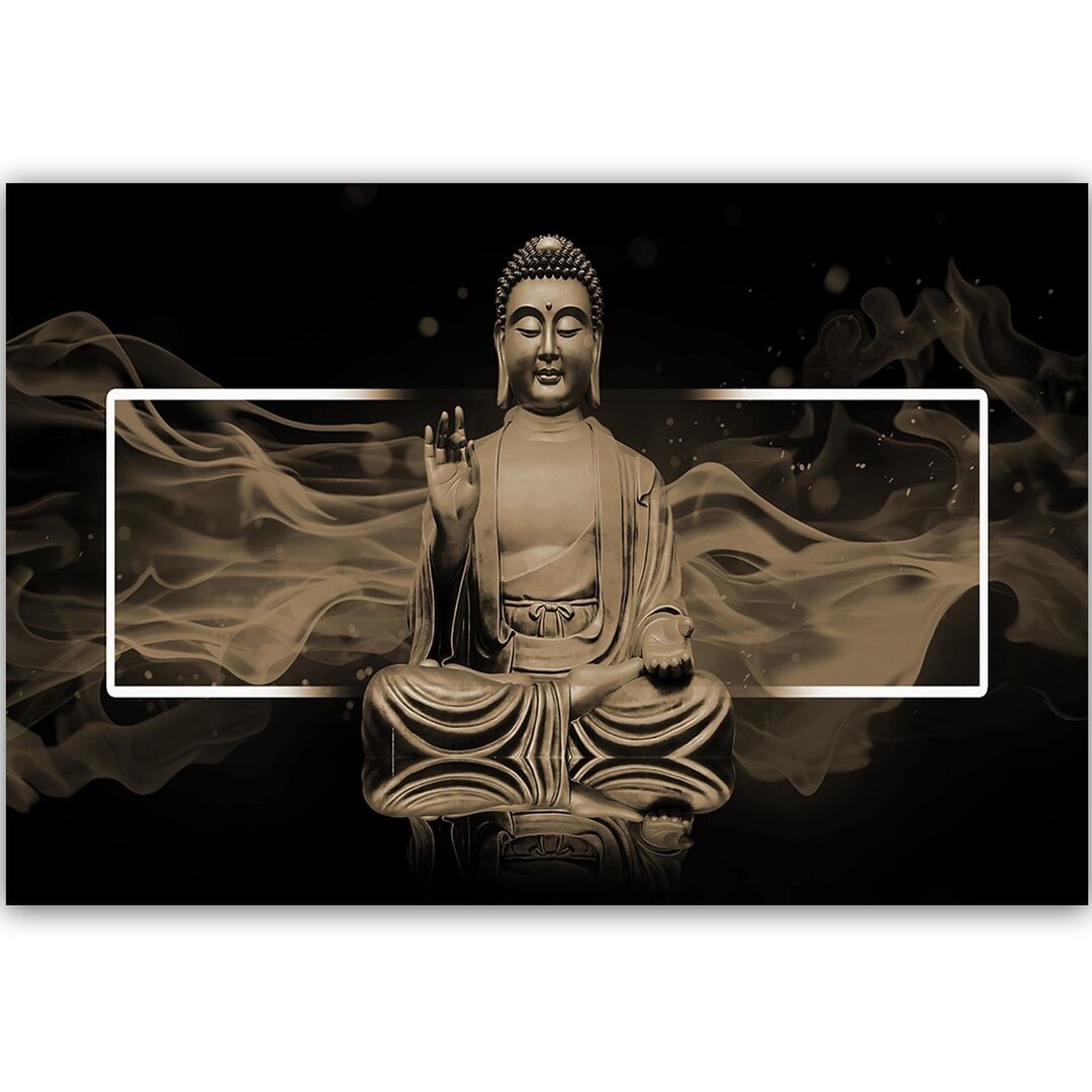 Leinwandbild Meditierender Buddha 4