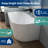  Tidal 59" Alcove/ Tile In Deep Soaking Acrylic Bathtub with Overflow Drain