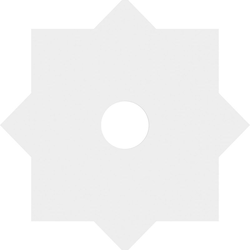 Diamètre intérieur 3 po Axel, H 16 po x l 16 po x P 1 po