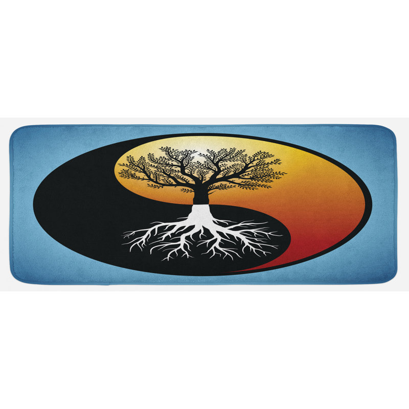 Eclectic Synthetic Kitchen Mat