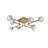 Bolivar Crystal Semi Flush Mount-1618292763