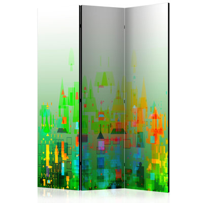 Goldy Solid Wood Folding Room Divider