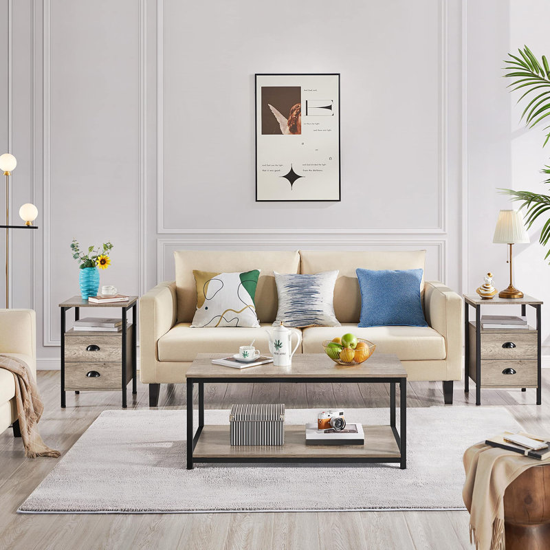 Bohuslavice Four Leg Coffee Table with Storage
