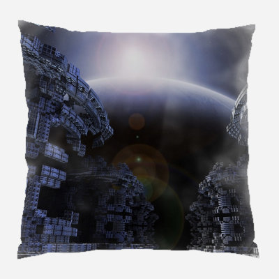 Space Throw Pillow
