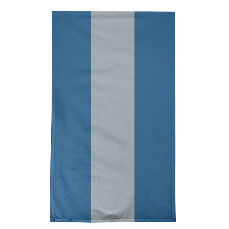 Serviette de thé hockey Anaheim, Bleu / argenté / bleu, Polyester sergé