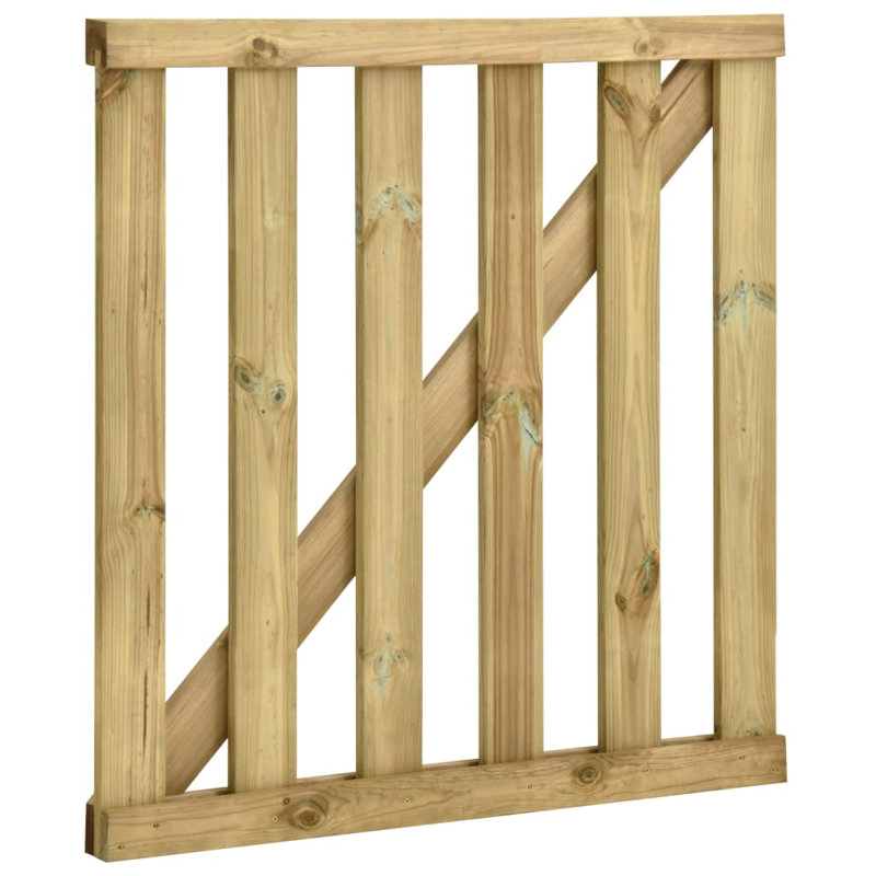 Cadmar 100cm H x 100cm W Brown Wood Gate