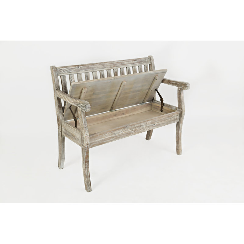 Banc de rangement Castile, Gris délavé