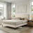 Tufted Upholstered Platform Bed-114795722