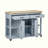 47 inch Kitchen Island with Extendable Dining Table, Rubber Wood Veneer Kitchen Table with Internal Storage Rack, Power Outlet, Kitchen island with Storage 2 Drawers 2 Cabinet-798133859