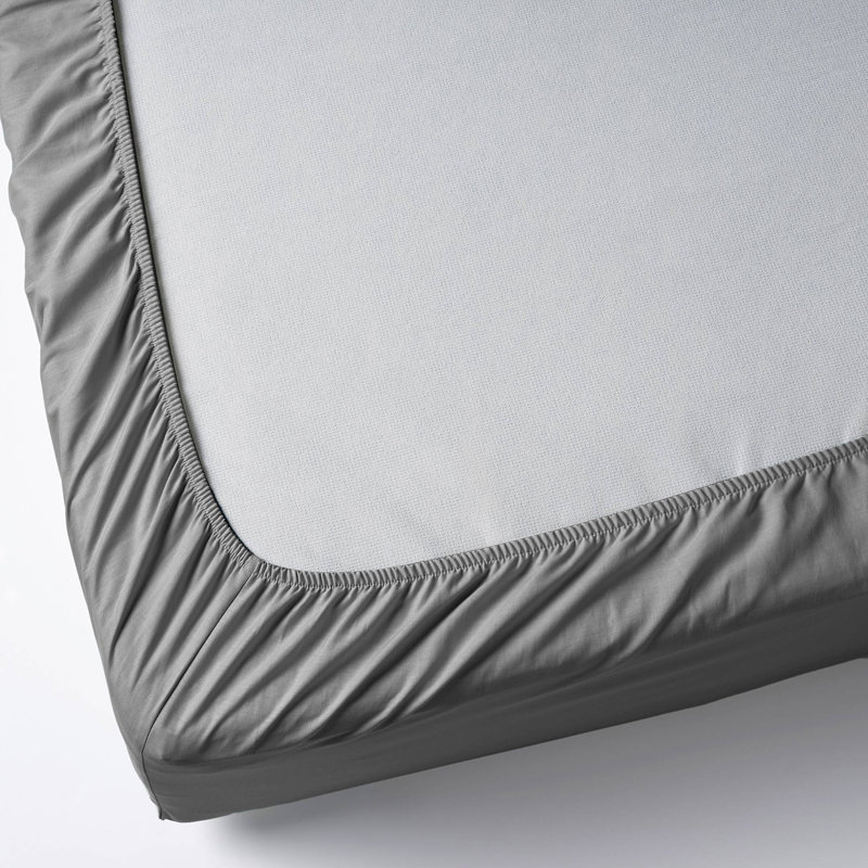 Javiyon Flannel Brushed Fitted Sheet, Grey, Super King