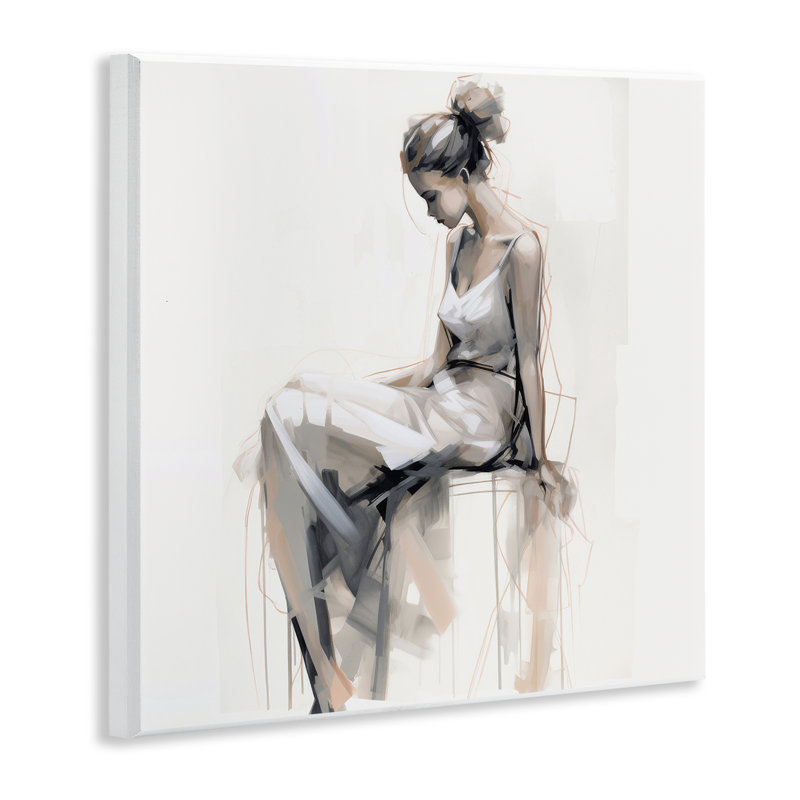 Art féminin, impression sur bois par Irena Orlov