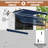 MEETWARM 8.2'x 6.5' Patio Awning Retractable Awning Cover for Sunshade Shelter, Outdoor Patio Canopy with Manual Crank Handle/Water-Resistant 280g/m² Polyester for Patio, Balcony, Yard-108401677