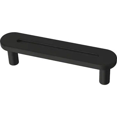 Poignée plate 3 po noir simplement raffinée