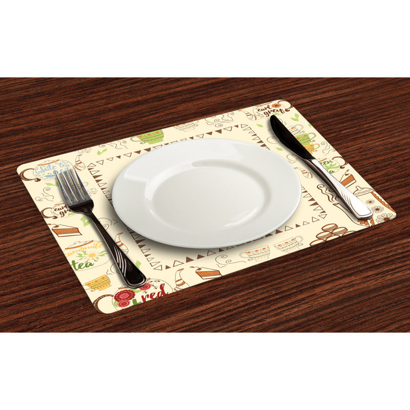 Polyester Food & Drink Rectangle Placemat