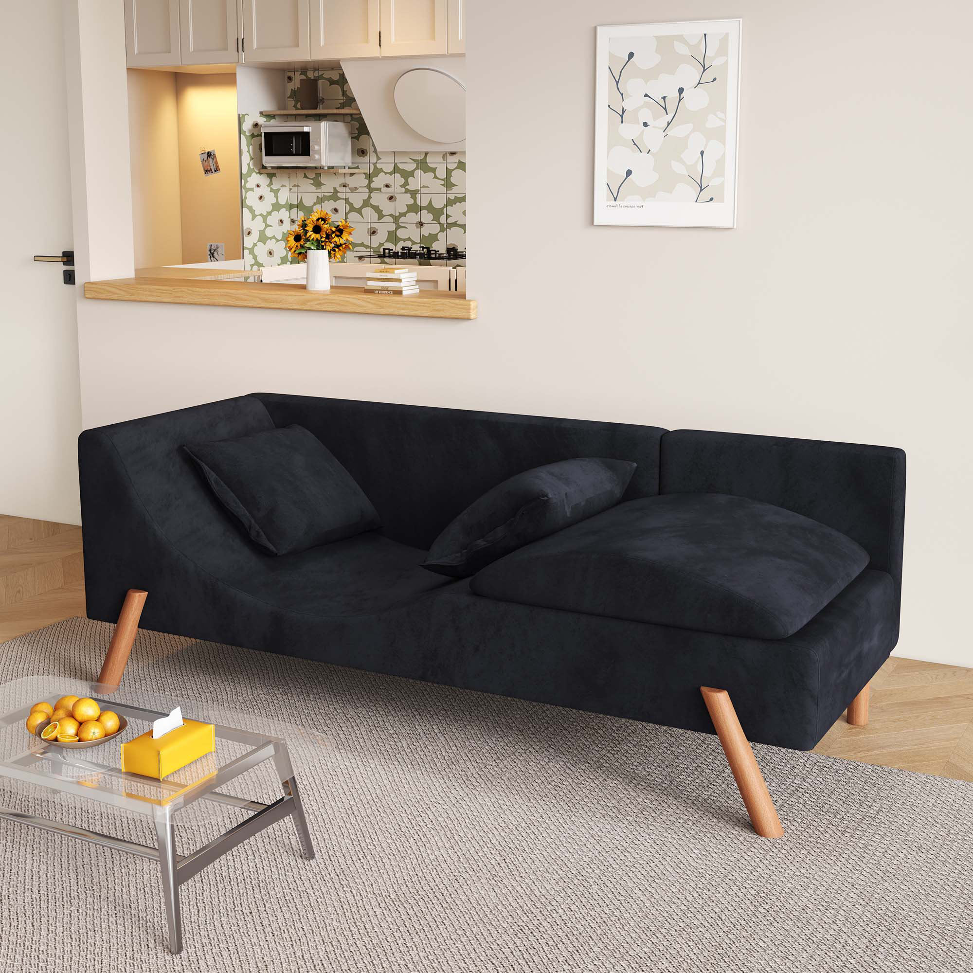 Loveseat lounge online chair