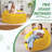 7ft Pre-filled Memory Foam Bean Bag Chair-276360959-275931867