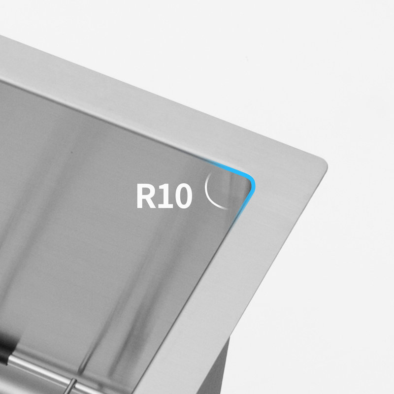Évier de cuisine en acier inoxydable à tablier simple 33 po x 21 po x 10 po Farmhouse