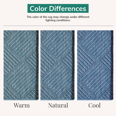 Tapis moderne à carreaux antidérapant lavable