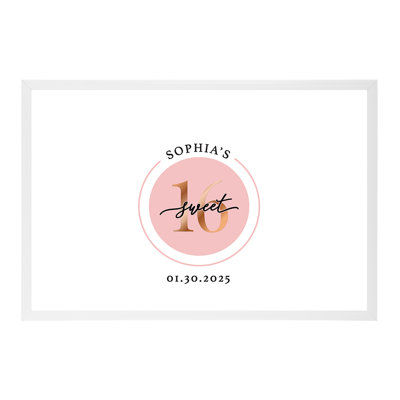 Signe d'anniversaire en papier