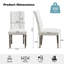 Chaise d'appoint rembourrée (ensemble de 2)-1684657677