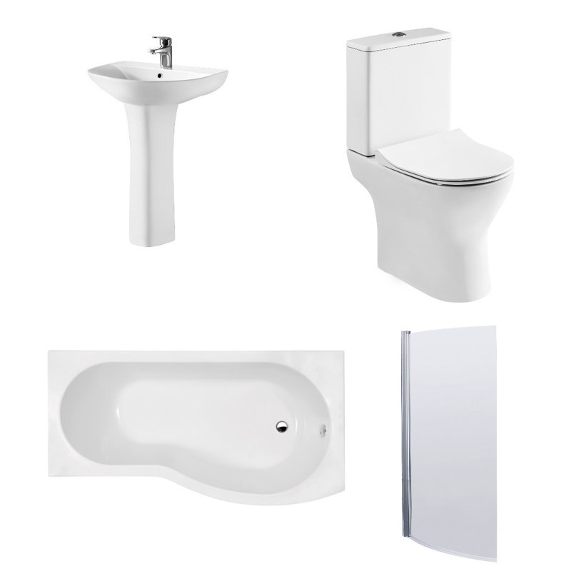 Bathroom Suite, Right-Handed