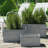 3 Piece Merton Acanthus Rectangular Planters, 19.75"