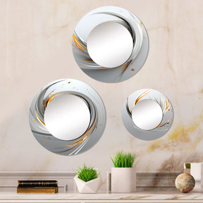 Bayville Metal Round Mirror