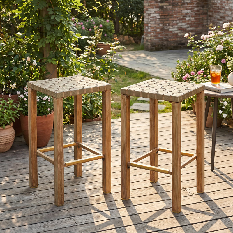 Tabouret de comptoir d'extérieur 27,6 po