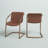 Nielsville 19'' H Faux Leather Upholstered Metal Armchair-300191744