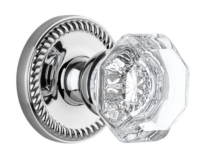 Figurine Grandeur Newport Rosette, Chrome brillant