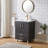 24 " W Freestanding Standard Free Standing 1 Single Vanity Bathroom Vanity With Ceramic Top