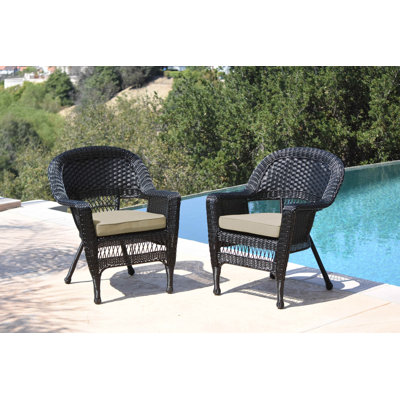 Burrowes Patio Chair with Cushions SET