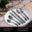 48-Piece Black Stainless Steel Flatware Set – Modern Cutlery Utensil for 8, Stylish Dining for Weddings, Parties & Banquets-1241774071