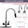 HotMaster 4-In-1 Pull Down Single Handle Kitchen Faucet