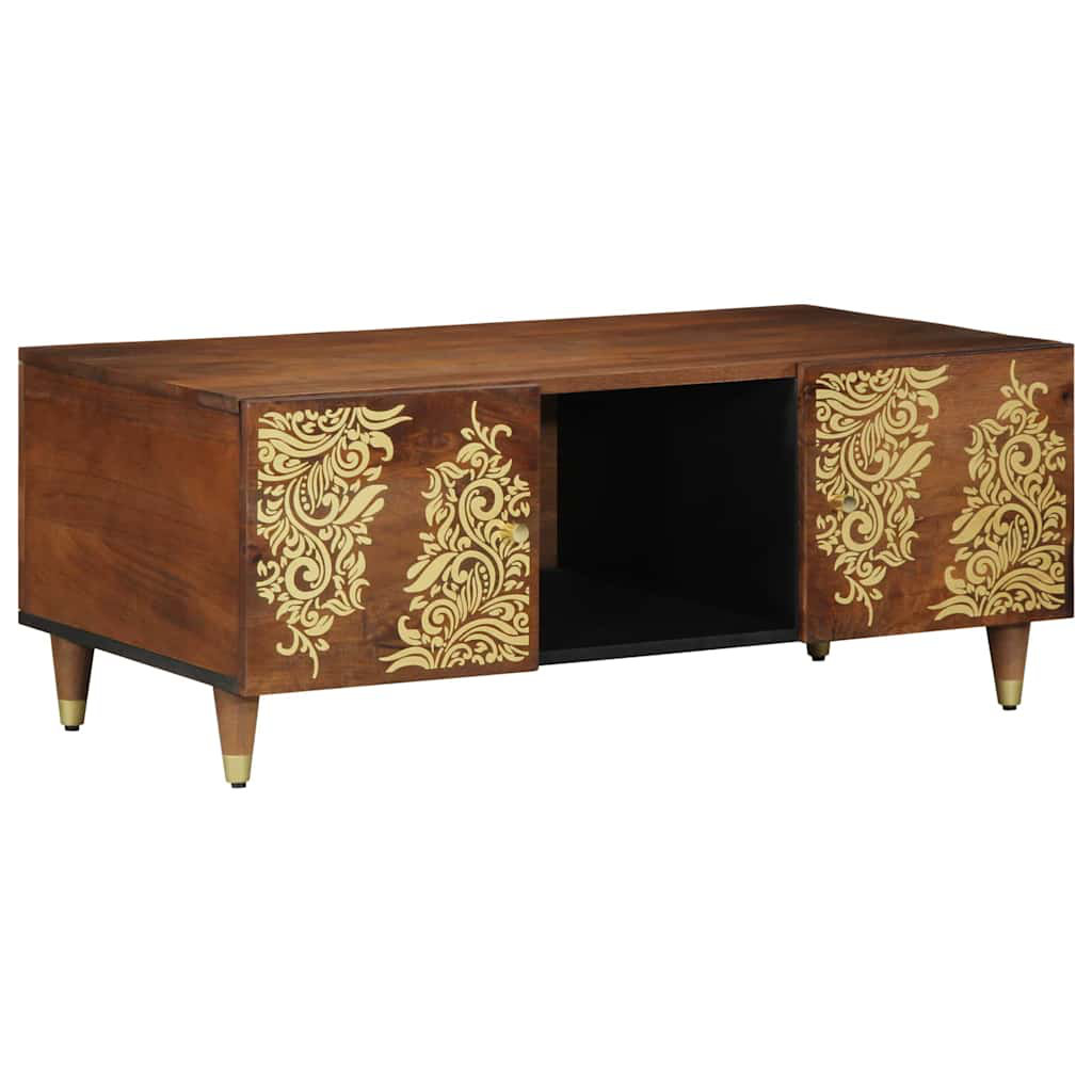 Solid Wood Coffee Table with Storage