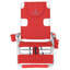 Fauteuil portatif et chaise inclinable Ostrich The Backpack 3N1, rouge